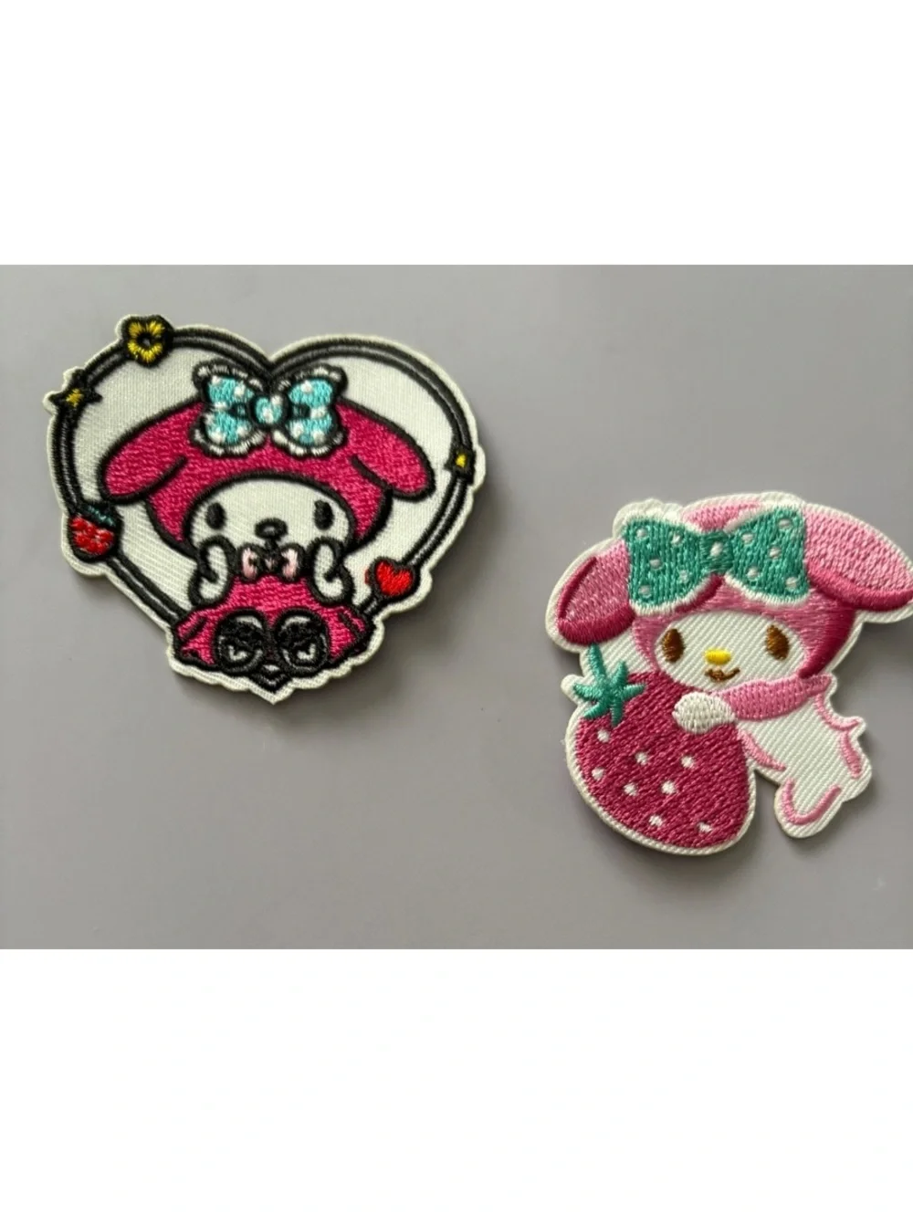 Sanrio My Melody Embroidered Iron-On Patches - 2 Pack
